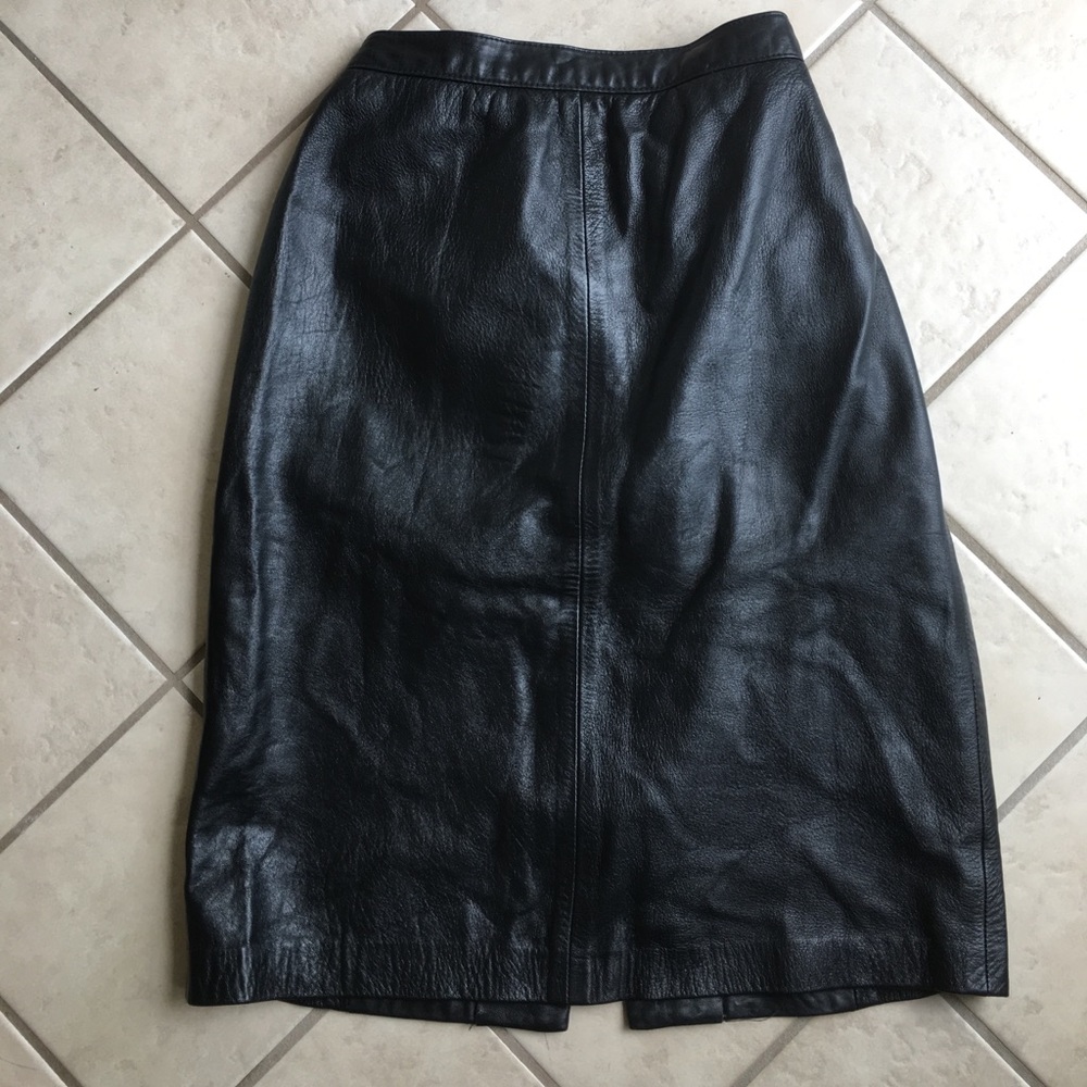 Vintage Leather skirt